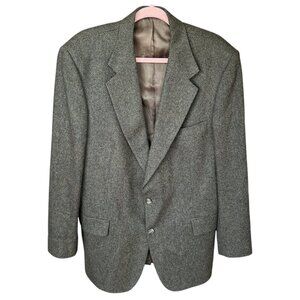 Brooks Brothers Mens VTG Tweed Blazer Sport Coat Size 42 Reg Wool Scholar Office